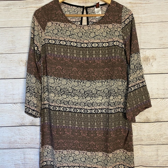 New PERFECT Earthy Boho Dress Size Small - Picture 2 of 5